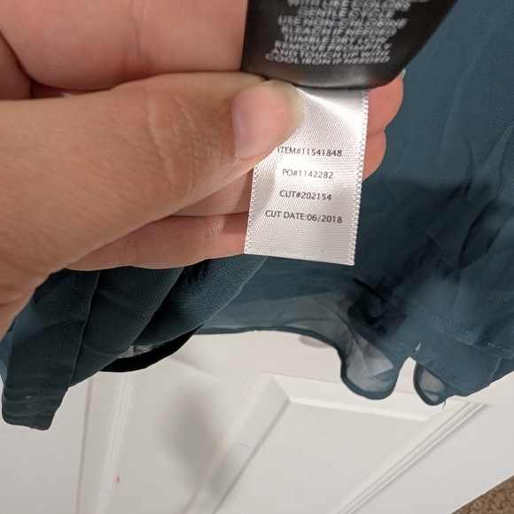 Torrid Blue Sophie Chiffon Swing Cami in Size 2 (18/20) - Picture 12 of 12